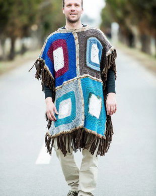 poncho  pt barbati