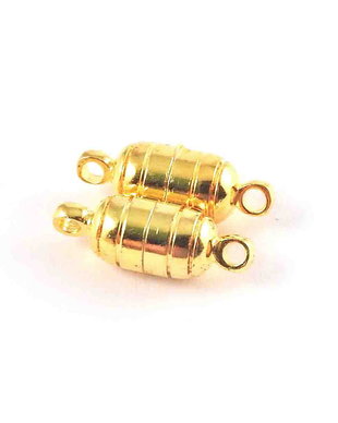 Inchizatoare cu magnet, 15x5.5 mm, aurie