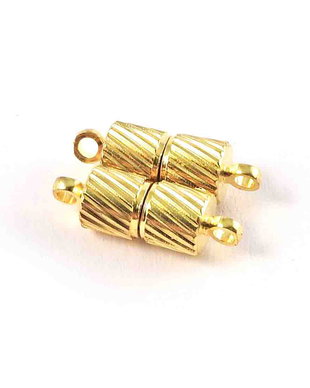 Inchizatoare cu magnet, 15x5 mm, aurie