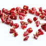 Mix  {10 buc}  Coral prins cu ace decorative aurii cu bila si buclate