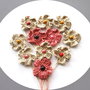 Lot floricele crosetate