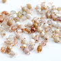 Margelute  Nude  {10buc} - prinse cu ace decorative aurii cu bila