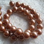 Perle caramel tip Mallorca aprox 8 mm