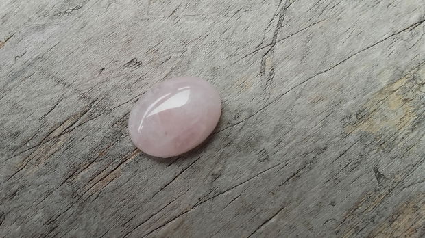 Cabochon cuart roz, 20x15 mm