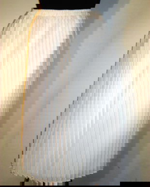 FUSTA PLISATA ALBA