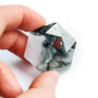 Pandant  Hexagonal fatetat - Chicken blood