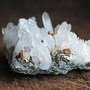 Specimen - Cluster Quartz & calcopirit - de la Herja