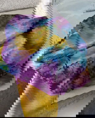 BATIC  MATASE NATURALA HANDPAINTED 90/85 CM