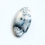 Cabochon  opal dendritic - oval