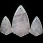 Set 3 pandante quartz roz - natural, netratat