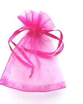 LAE03 - saculet organza fucsia