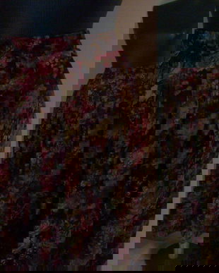 FUSTA STOFA LANA FLORAL