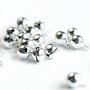 Set 10 buc clopotei / zurgalai metalici argintii