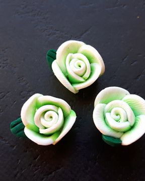 LFF163 - floare fimo verde