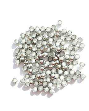 Lcrimp01 - (100 buc) crimp nichel 2 mm