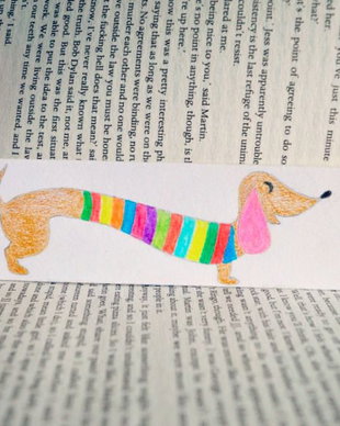 Semn de carte Dachshund