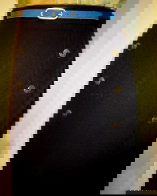 FUSTA casual,neagra 1