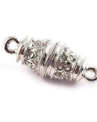 Inchizatoare cu magnet, platina, 26x10 mm