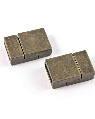 Inchizatoare cu magnet, bronz, 21x14x6 mm