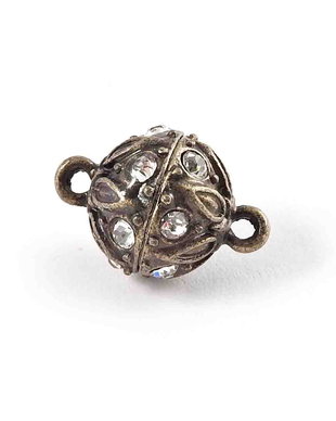 Inchizatoare cu magnet, bronz, 19x12.5 mm