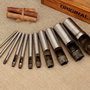 9457 - Perforator / marcator din otel, floare, pt piele naturala sau vinil