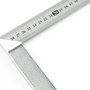 9318 - Coltar, rigla metalica, inox si aluminiu, 298x135x9mm