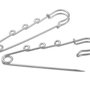 9604 - (5buc) Ac de brosa / ac de siguranta, 3 inele, 70x20mm