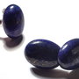 Inel si cercei cu surub din Argint 925 si Lapis lazuli oval - IN338, CE338 - Inel romantic albastru, inel pietre semipretioase, inel reglabil, cercei albastri, set romantic delicat
