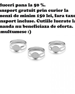Baza inel argintie