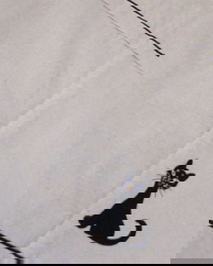 Draperie cu pisici si soricei