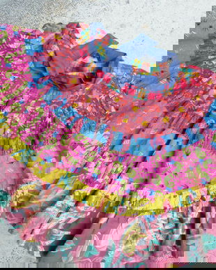 Fusta gipsy cu volanase