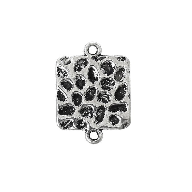 Link conector patrat texturat 26x19mm SALAK 424