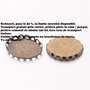 Baza cabochon ovala