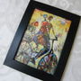 Tablou cu biciclisti