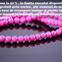 Margele 5-6 mm, turcoaz fuchsia