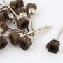 9476 - (3buc) Perie rotativa abraziva, cupa, sarma din nailon, otel, 15mm