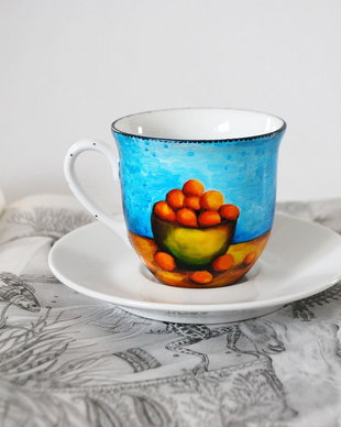 Set Ceasca cu Farfurioara Nature & Colours