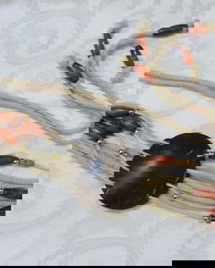 Cordon din snur cu lemn de cocos