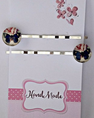 Set agrafe par model fluture