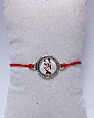Bratara snur si cabochon Minny