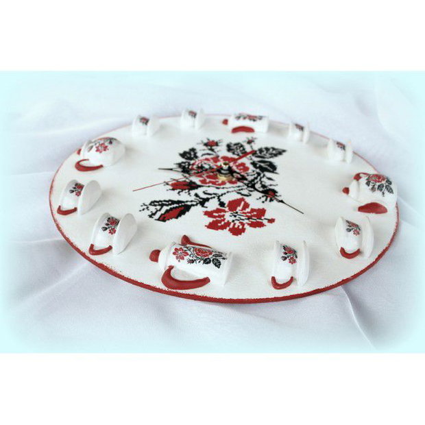 Ceas de perete cu motiv traditional 0928