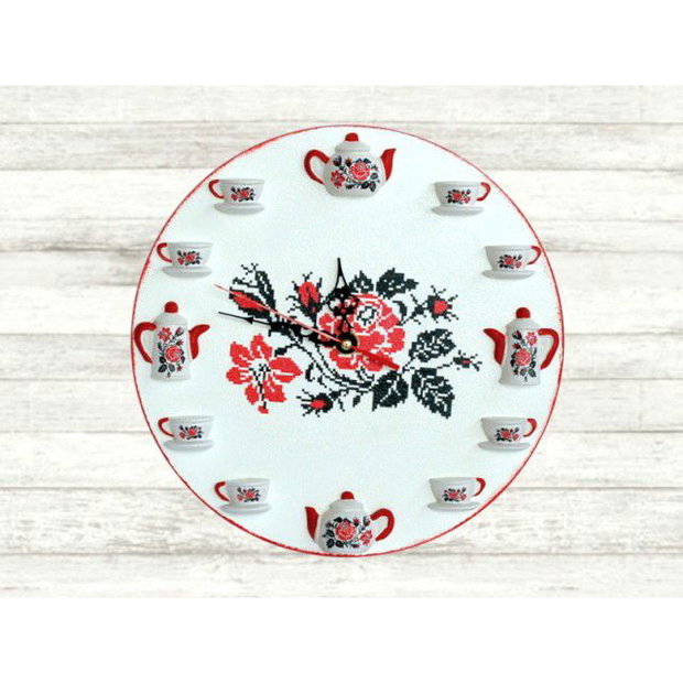 Ceas de perete cu motiv traditional 0928