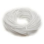 1m Snur piele alba naturala  2mm KORD 8003
