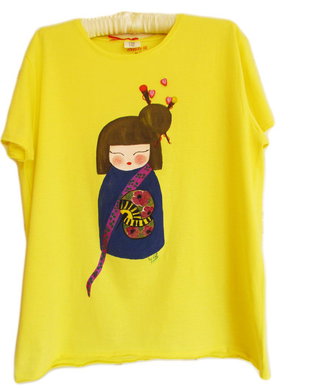 tricou pictat manual