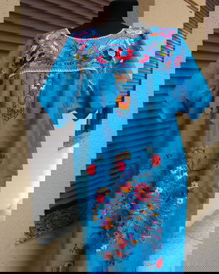 Rochie mexicana cu broderie