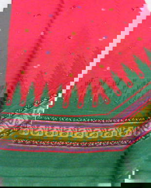 Set draperii matase model indian