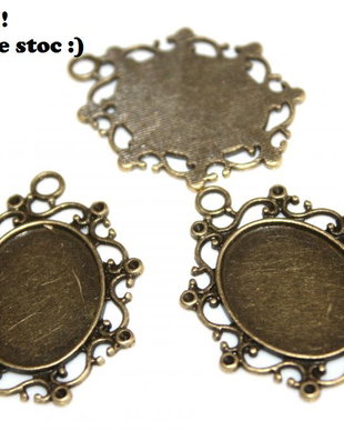 Pandativ, baza cabochon  bronz