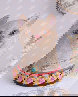 DECORATIUNE PISICA DIN RASINI