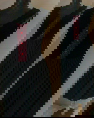 Rochie bavareza catifea si paza