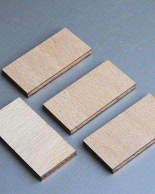 Baza pandantive - lemn - 40x20 mm